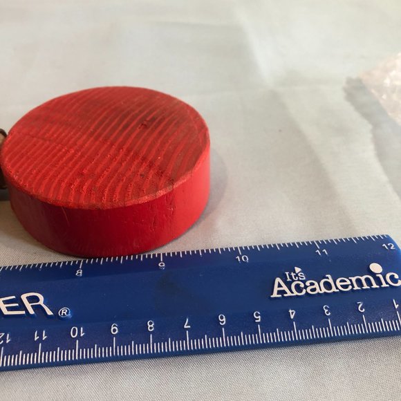 Territorial Wooden Black Red Yellow Beer Tap Handle #F63 - Picture 4 of 4